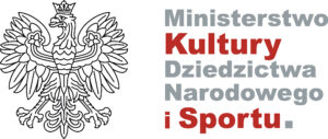 logo "Ministerstwo Kultury Dziedzictwa Narodowego i Sportu".