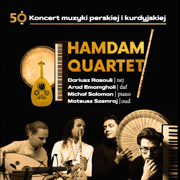 Obraz wydarzenia - Koncert muzyki perskiej i kurdyjskiej – Hamdam Quartet