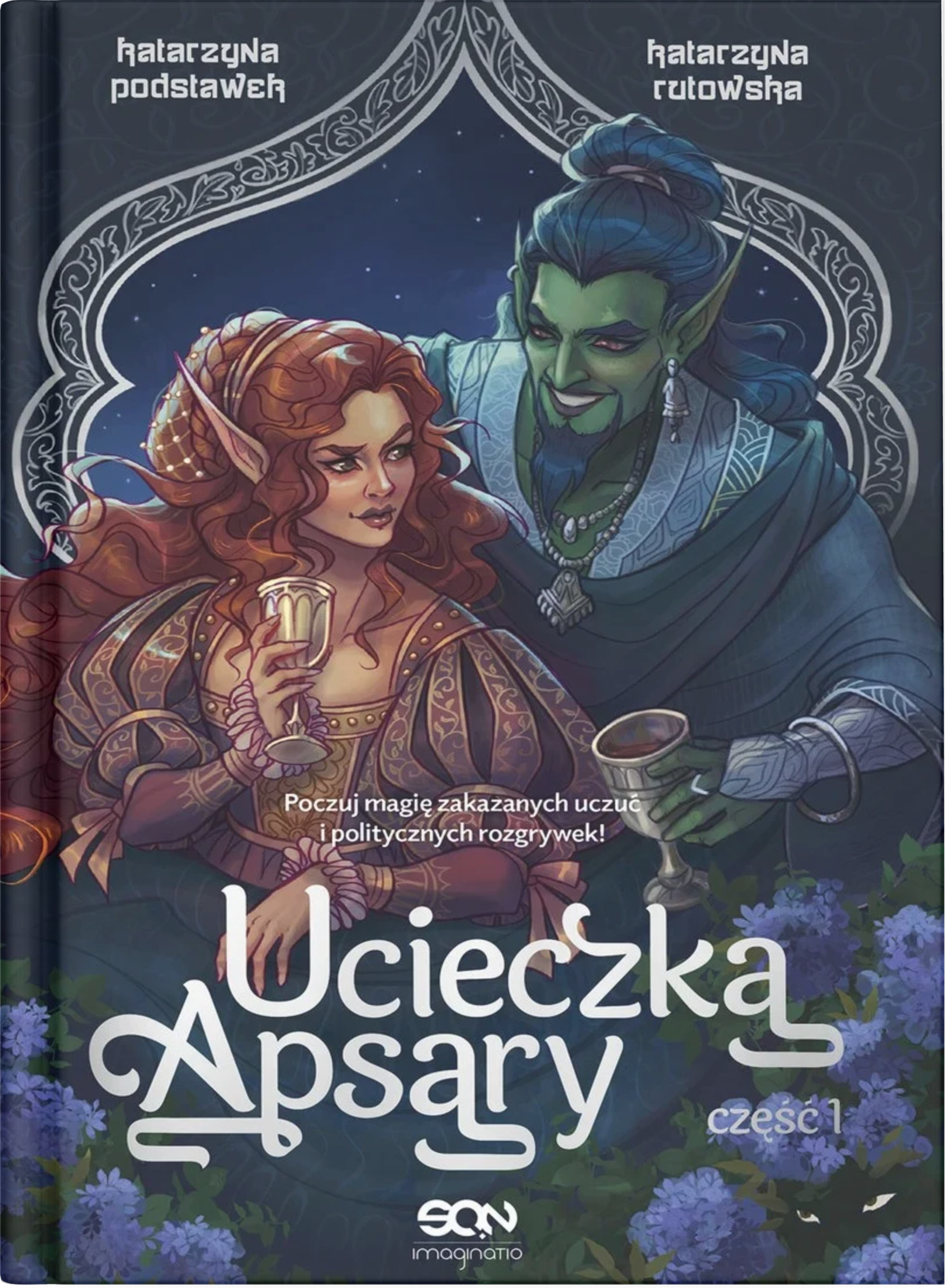 okładka książki katarzyny podstawek i katarzyny rutkowskiej "uczieczka apsary. część 1"